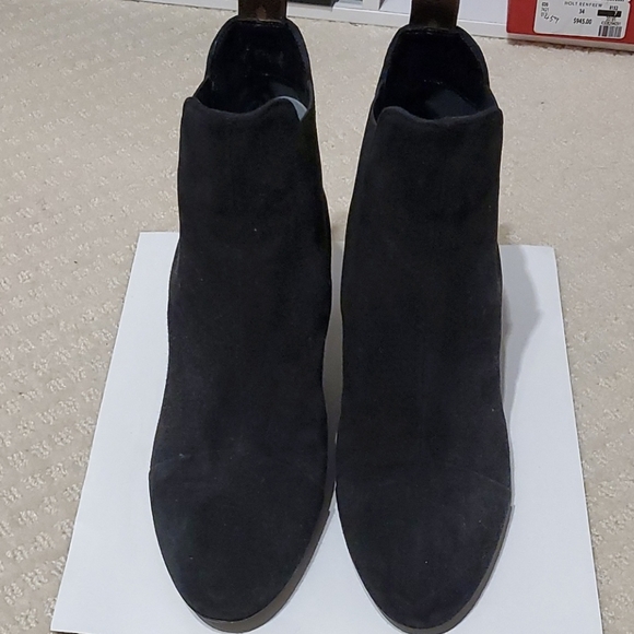 SOLD Louis Vuitton Suede Monogram Ankle Booties - Picture 2 of 8